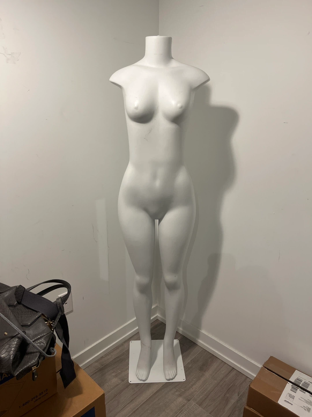 White Female Mannequin Torso with Legs