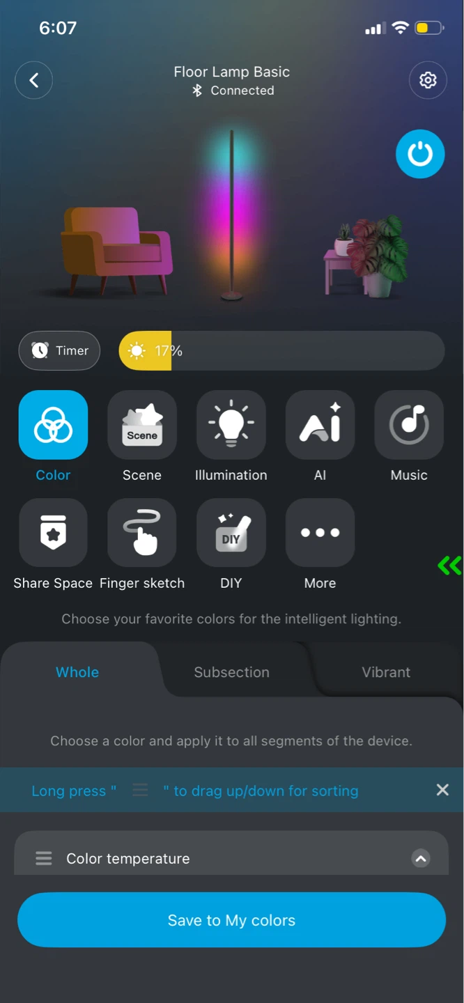 GOVEE Standing Lamp with LED Light - photo 5