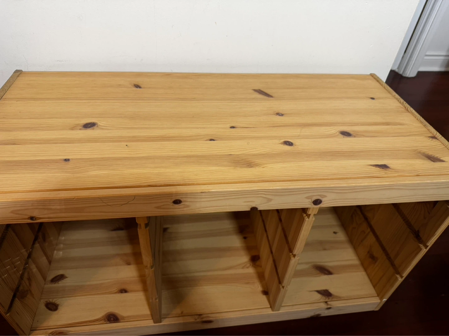 Pine Wood Media Console / Tv Stand - photo 3