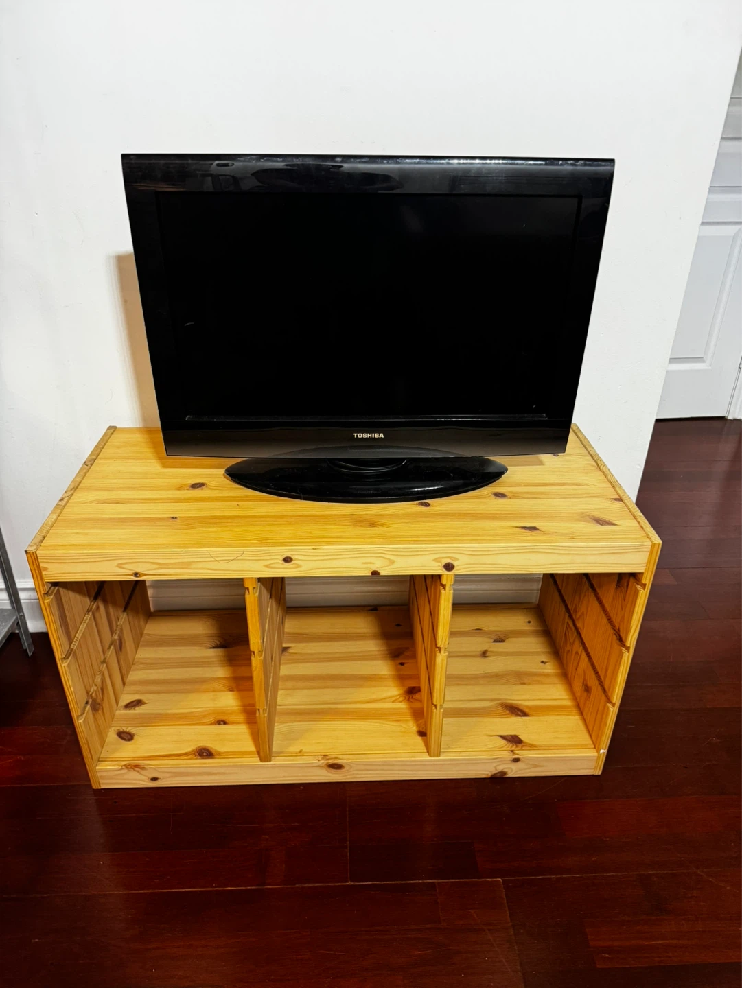 Pine Wood Media Console / Tv Stand