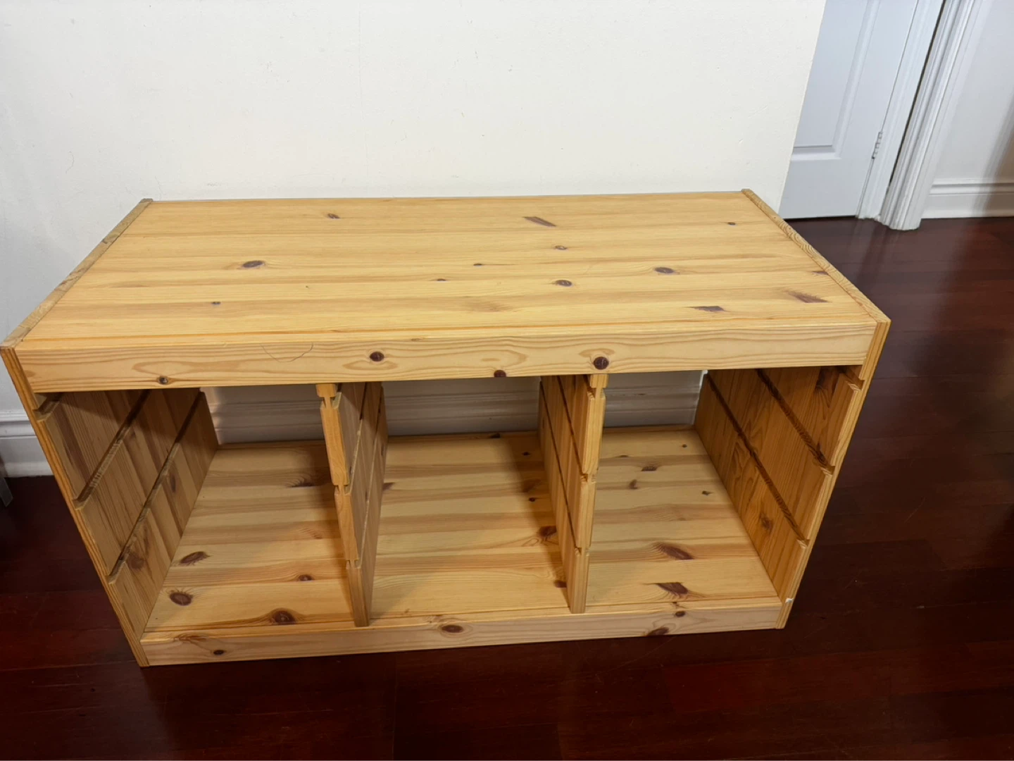 Pine Wood Media Console / Tv Stand - photo 4