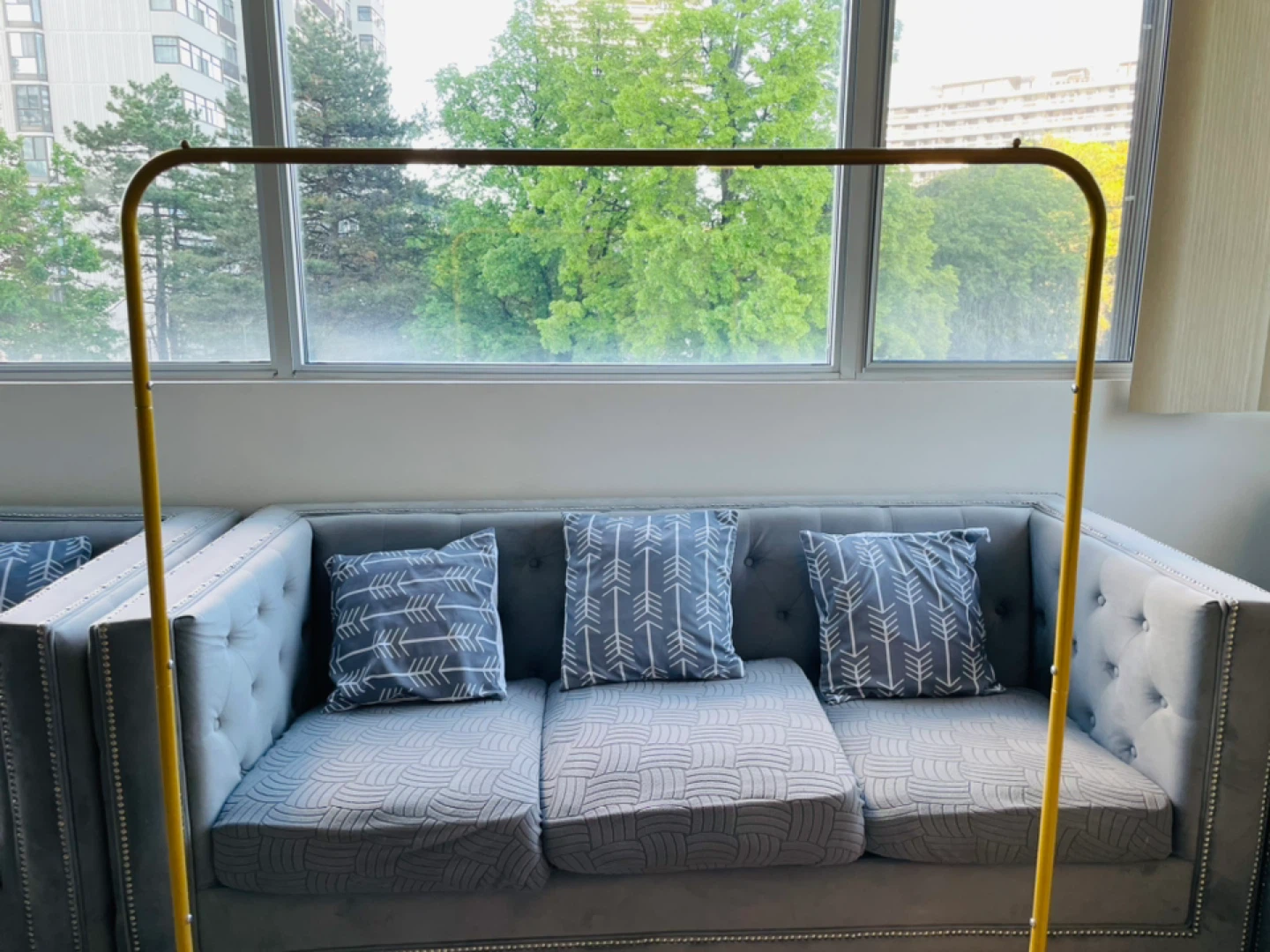 Metal Gold Clothes Rack - photo 4