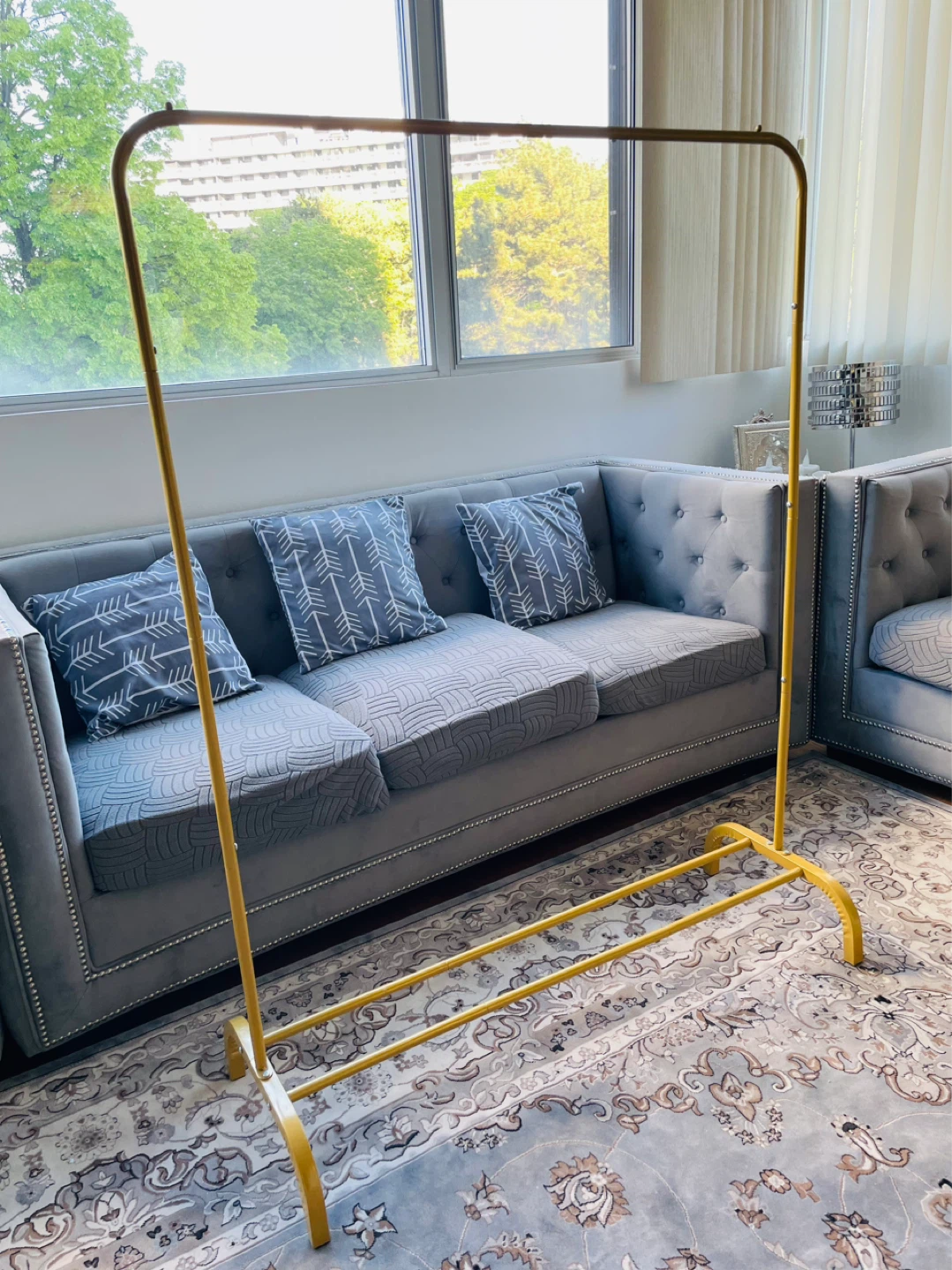 Metal Gold Clothes Rack - photo 5