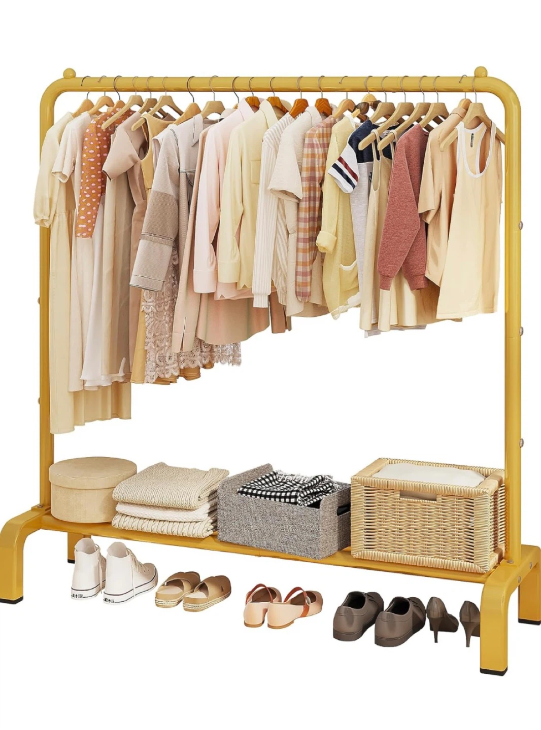 Metal Gold Clothes Rack
