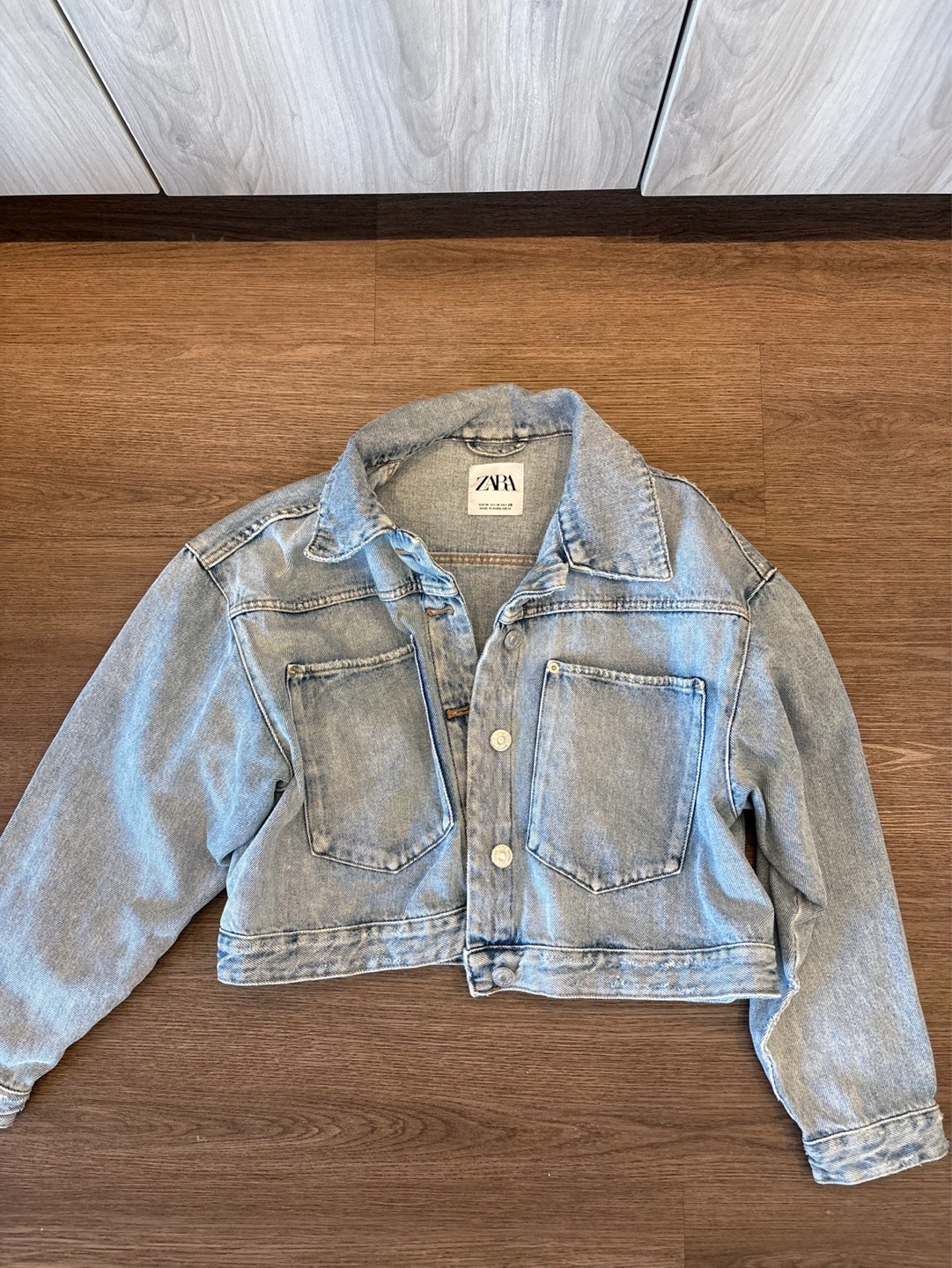 Zara Crop Denim Jacket