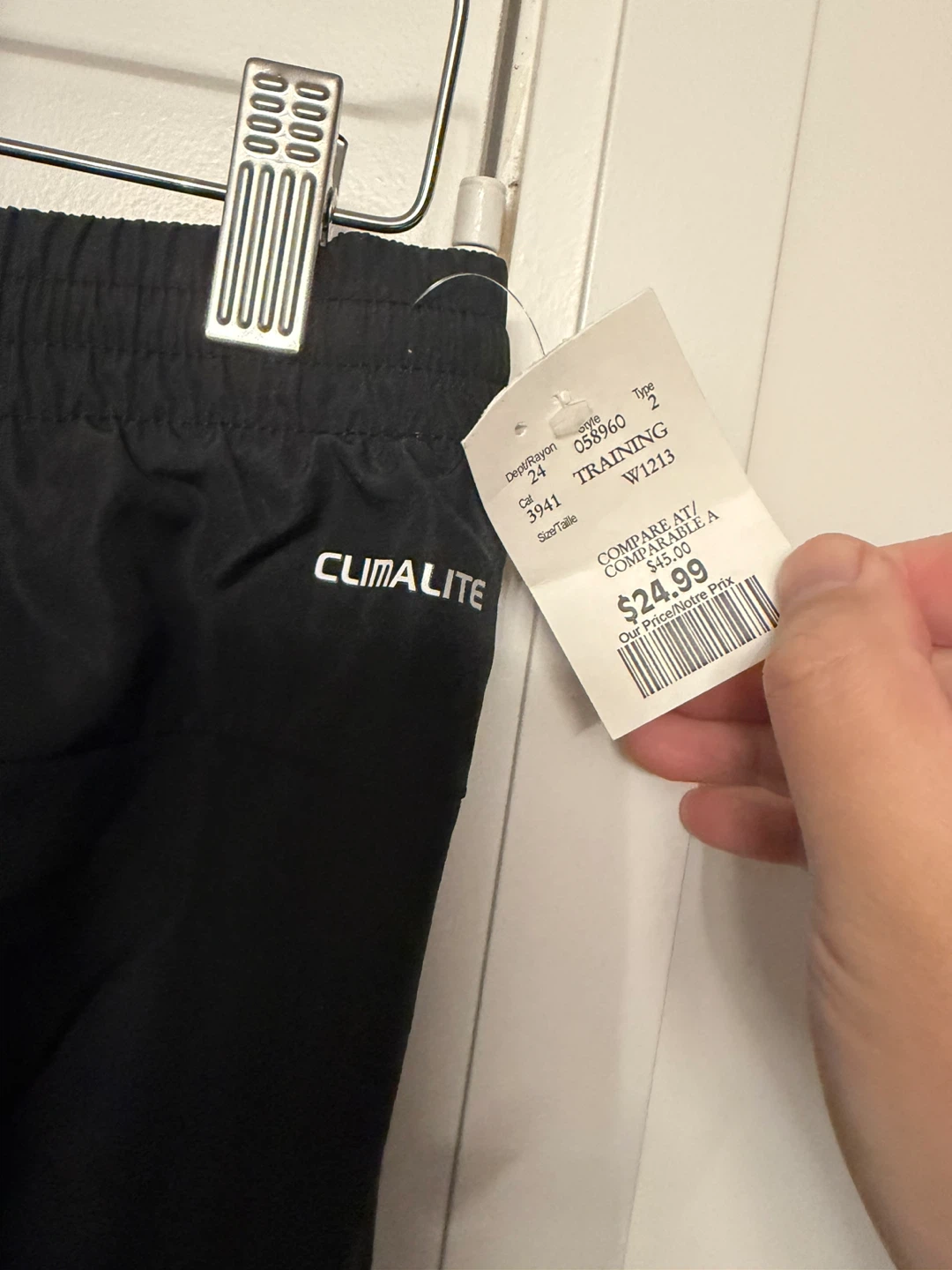 Adidas Climalite Training Pants Black - Medium - photo 3