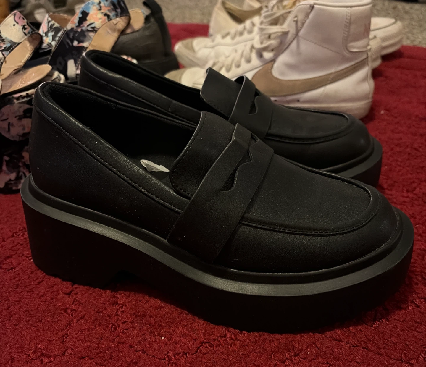 Wild Fable Black Platform Loafers
