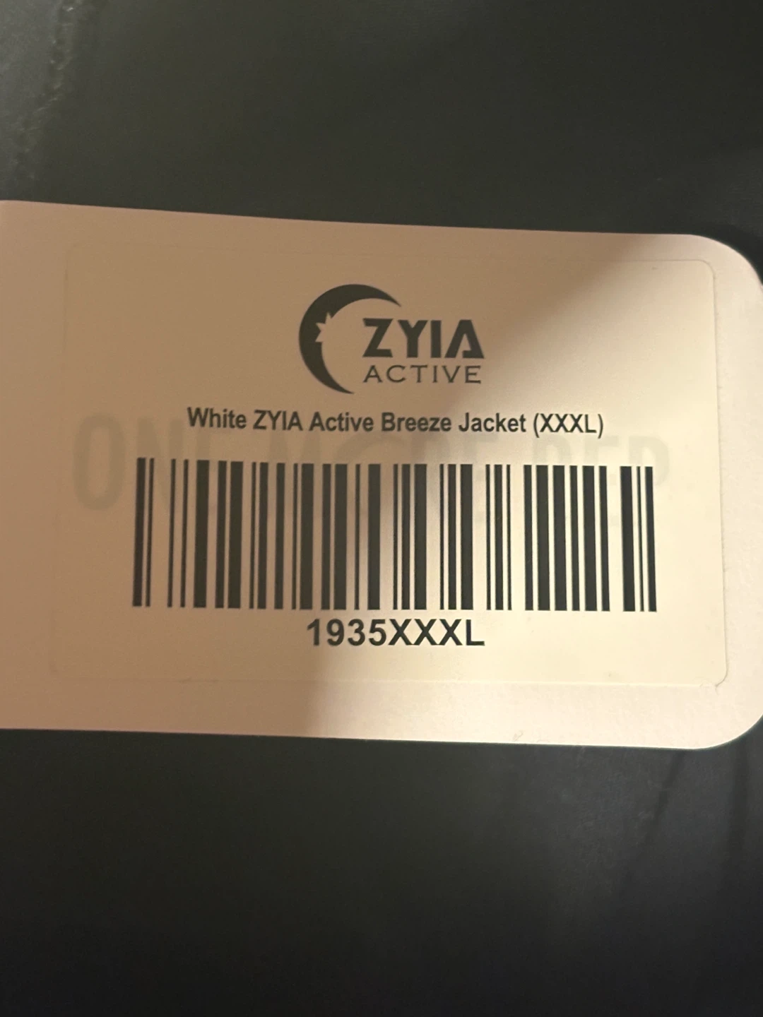 ZYIA Active White Breeze Jacket XXXL - photo 3