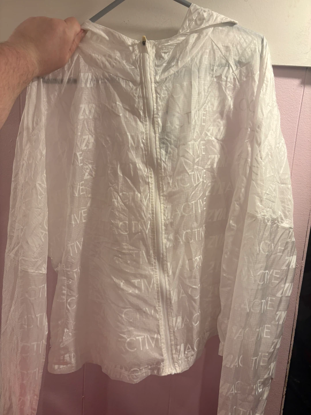 ZYIA Active White Breeze Jacket XXXL