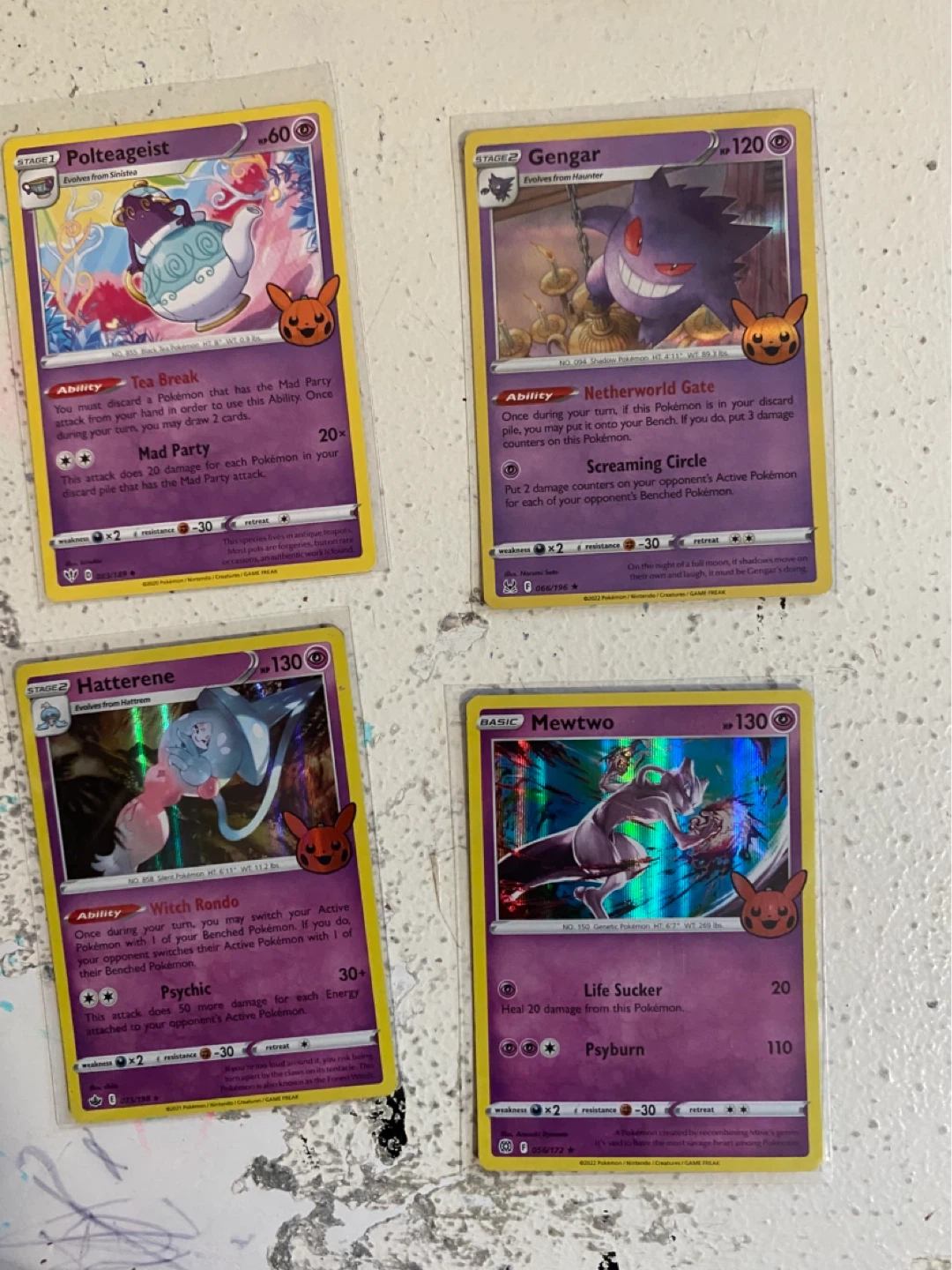 Trick or trade Pokemon card