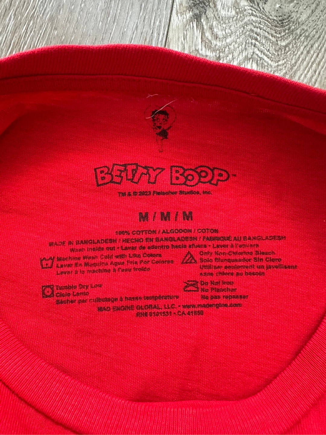 Betty Boop Red T-Shirt M - photo 3
