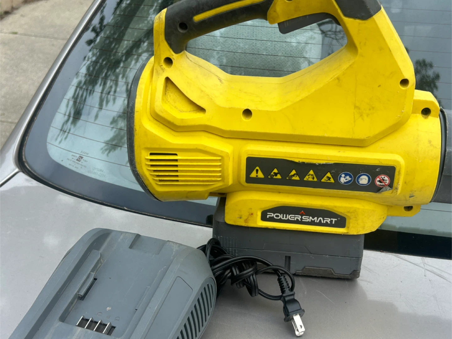 PowerSmart Cordless Leaf Blower with Battery and Charger - photo 2