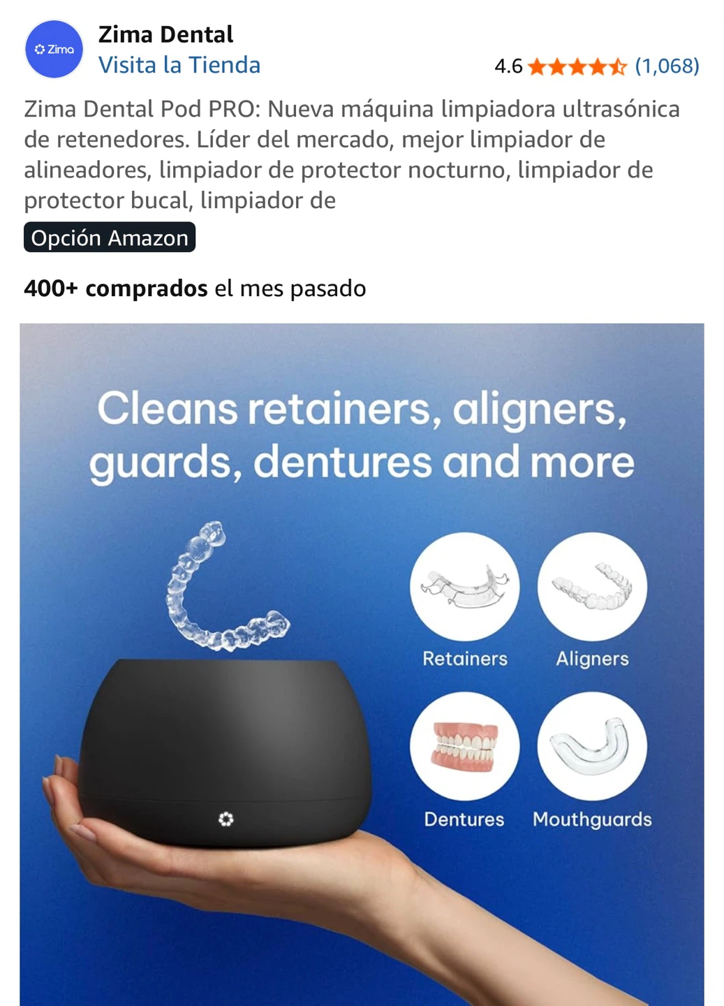 Zima Dental Pod Pro Ultrasonic Cleaner - photo 4