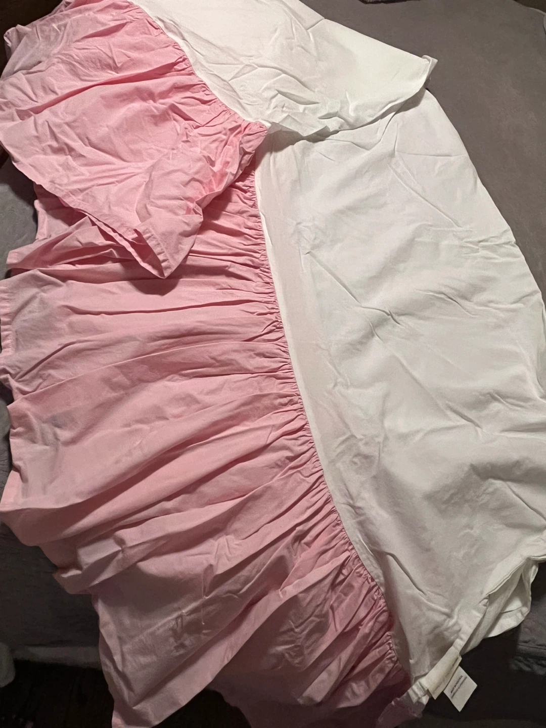 Pottery Barn Kids Twin Bed Skirt - Pink - photo 2