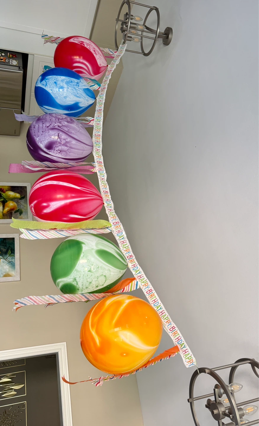Birthday Balloon Garland with Banner - photo 2
