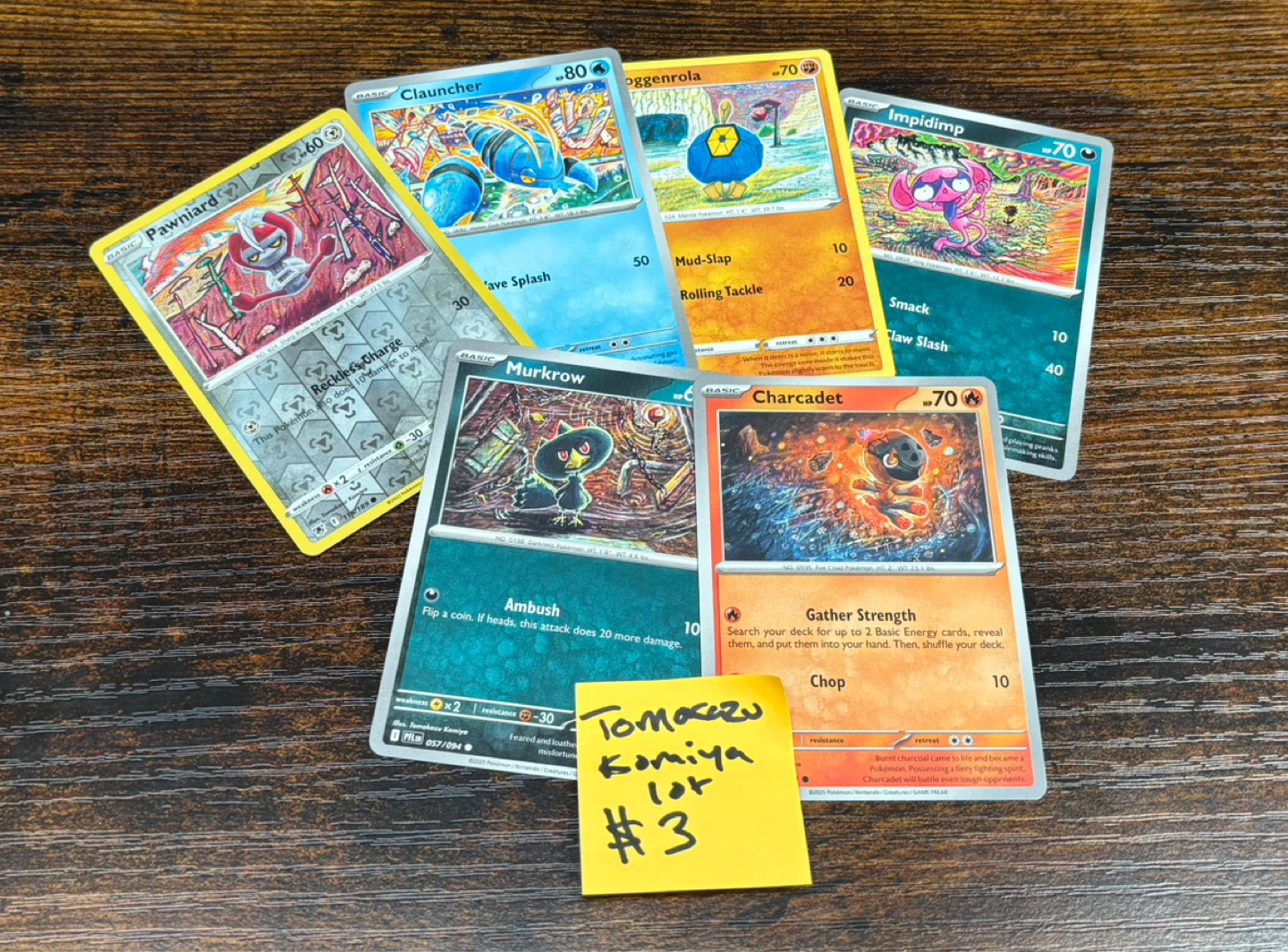 Tomokazu Komiya Pokemon Card bundle