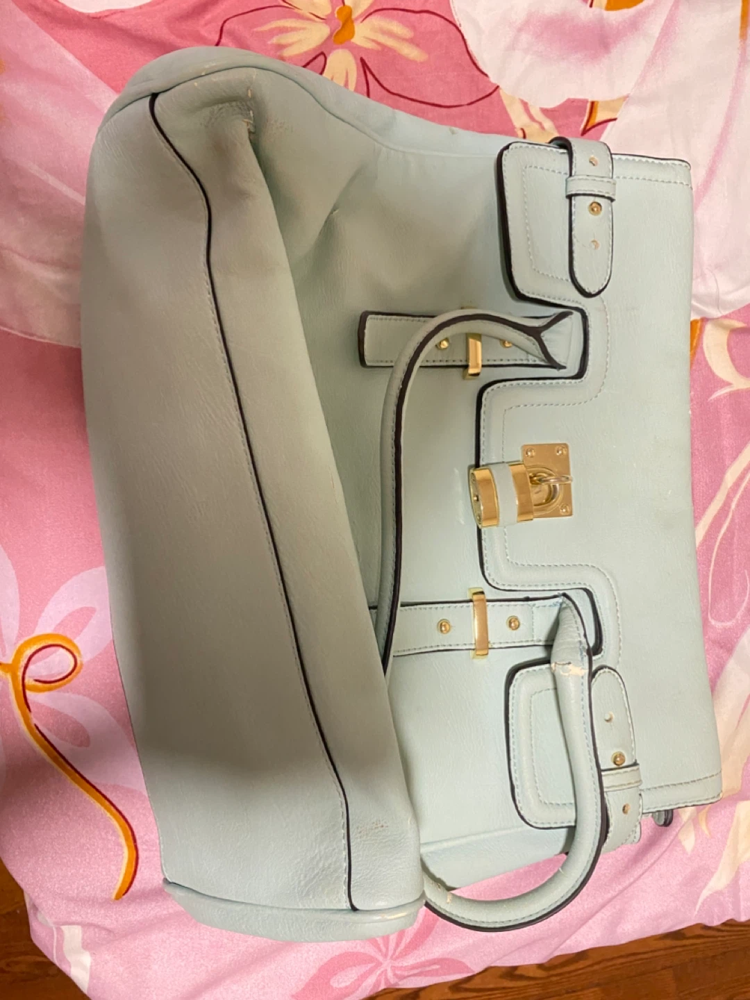 Light Blue Handbag