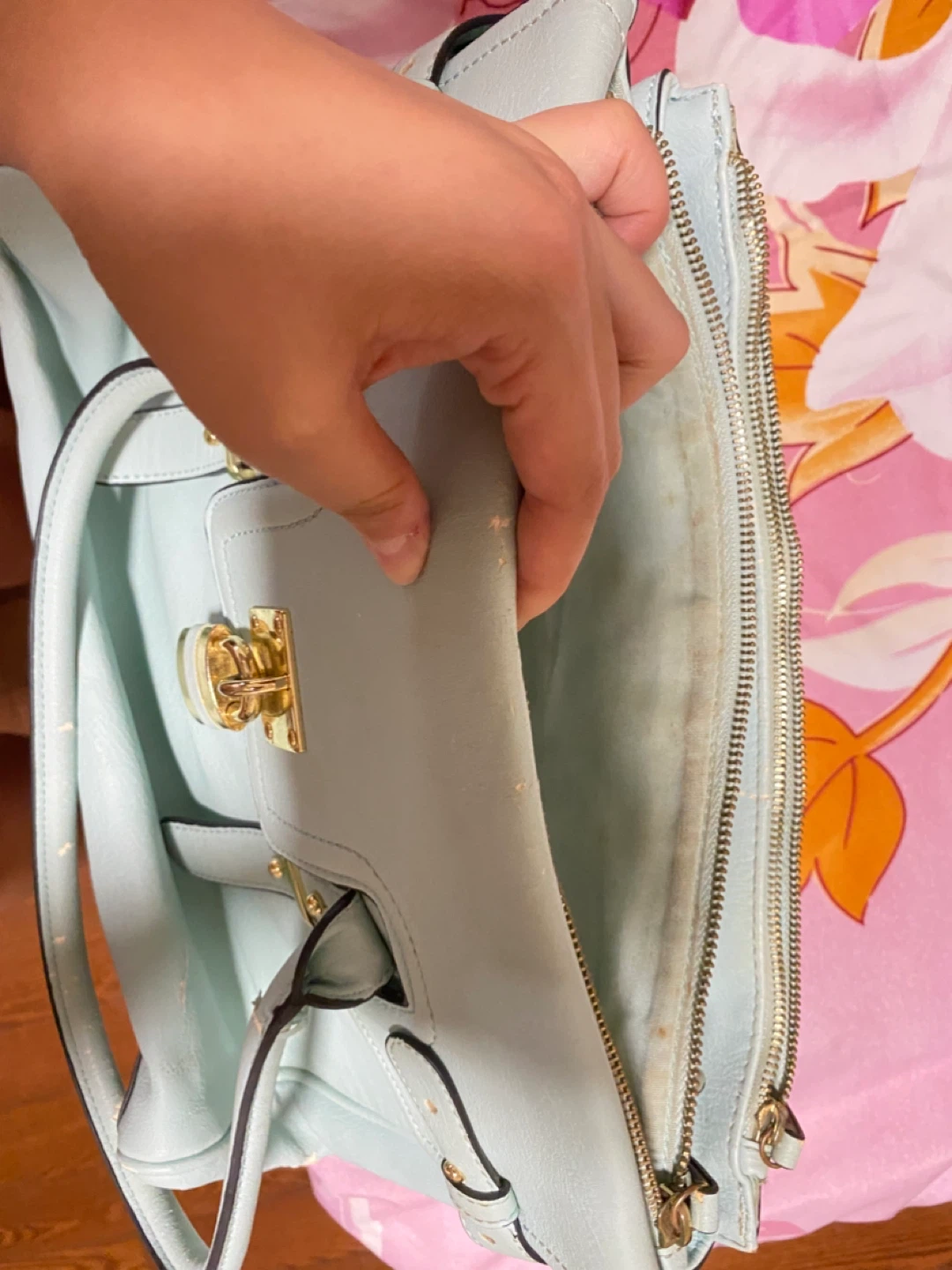 Light Blue Handbag - photo 3