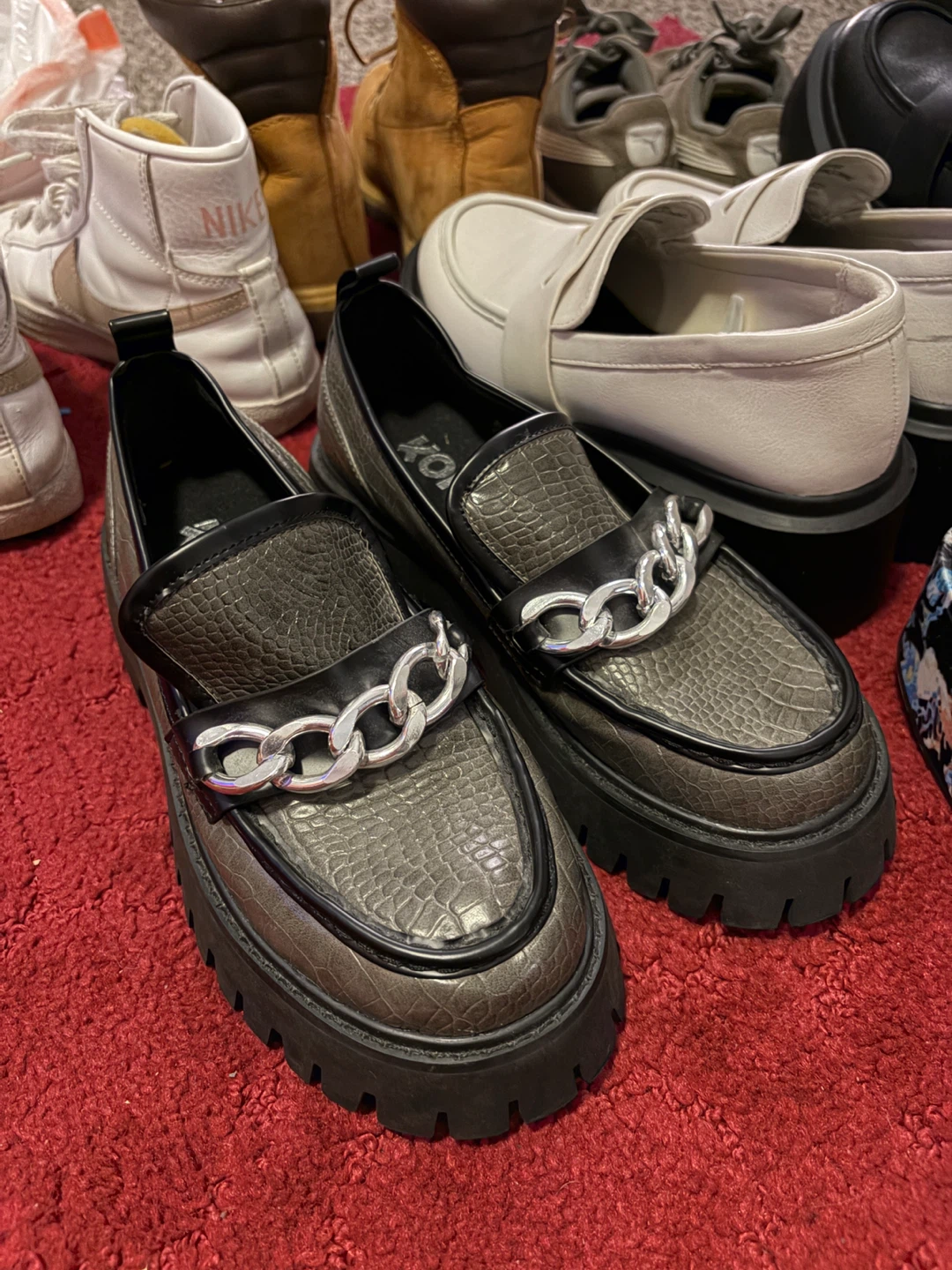 KOI Chunky Chain Loafers - photo 2