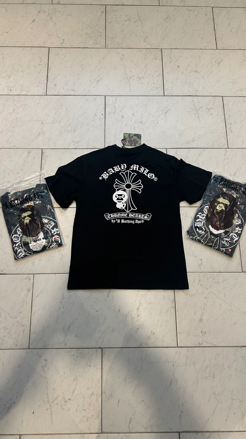 Chrome Hearts x BAPE Baby Milo T-Shirt - photo 2