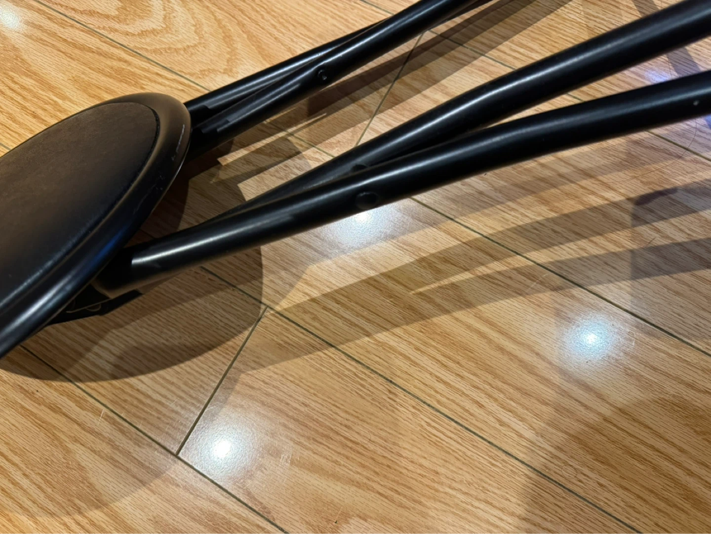 Black Folding Stool - photo 2