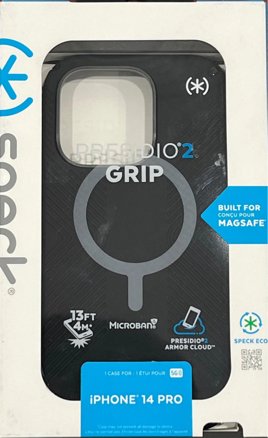 Speck Presidio2 Grip Case for iPhone 14 Pro