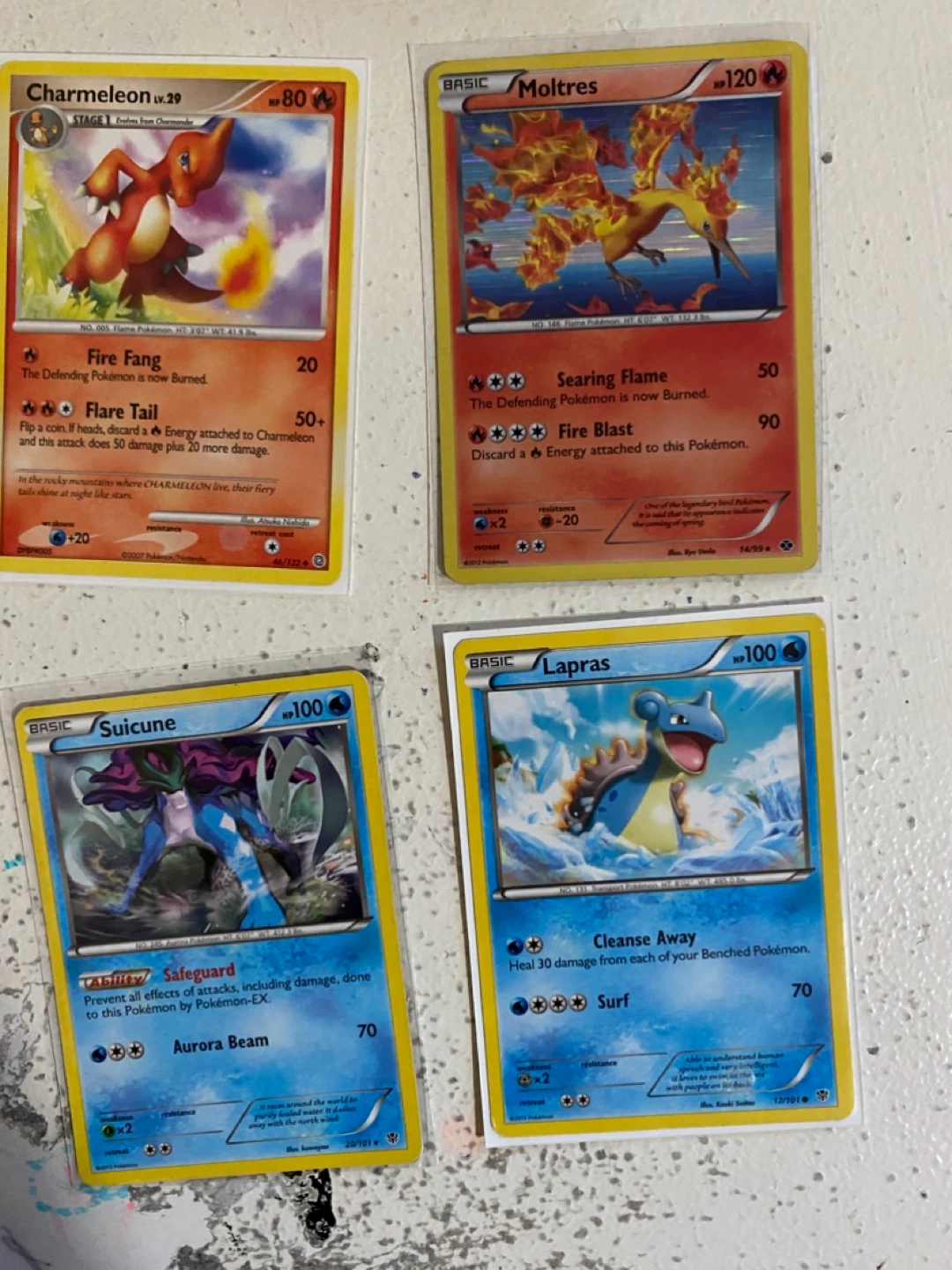 Rare Pokémon cards