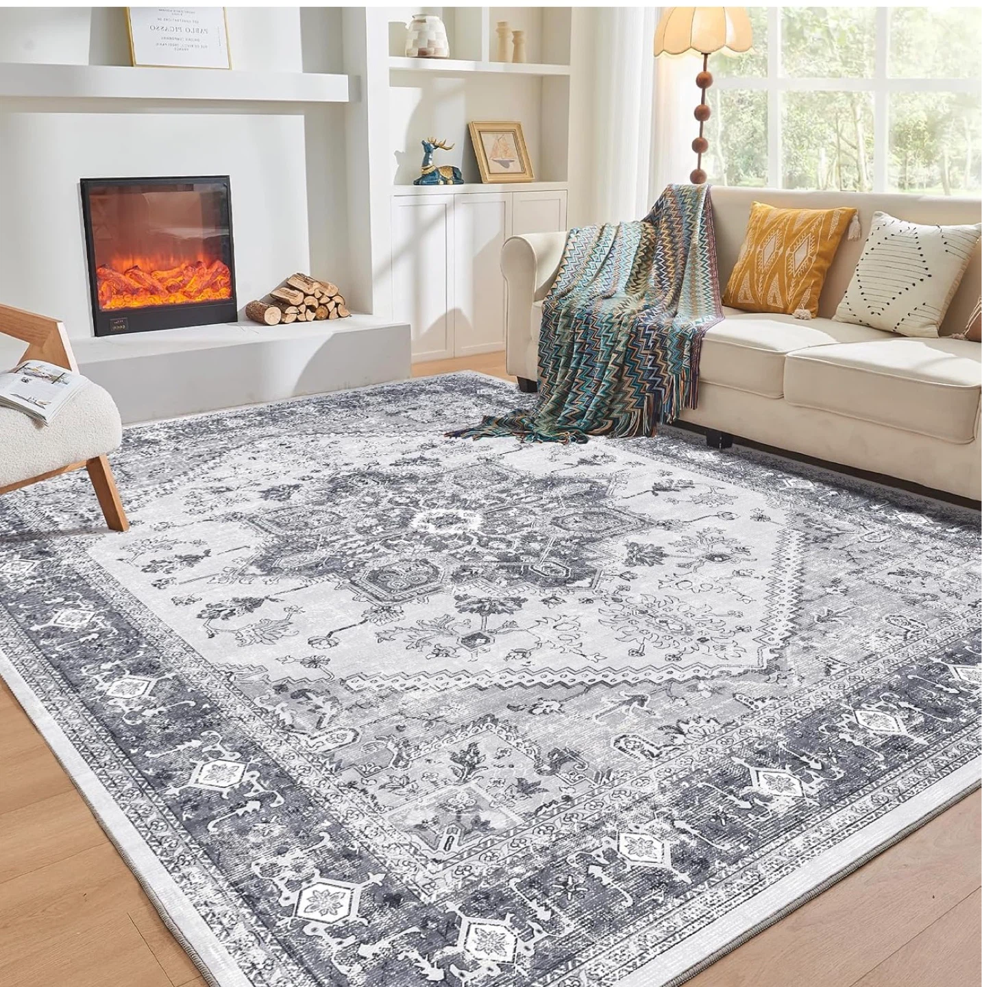 Ultra Soft Faux Cashmere Area Rug