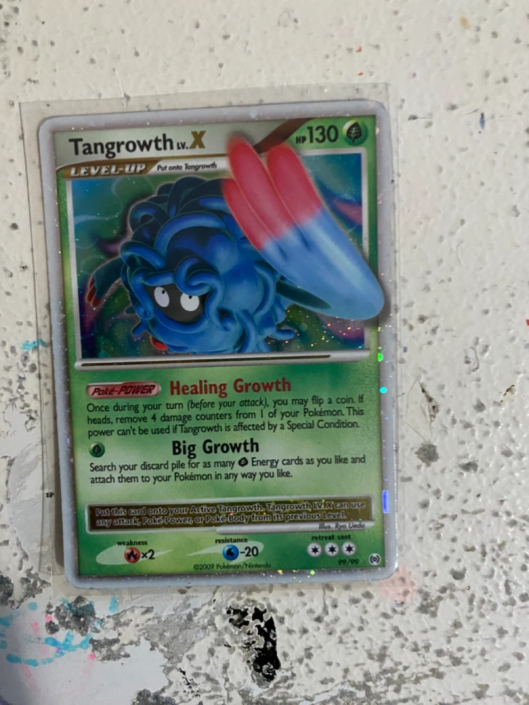 Pokemon Tangrowth LV.X Trading Card 99/99