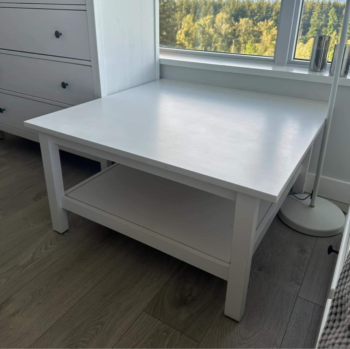 IKEA HEMNES White Coffee Table with Shelf