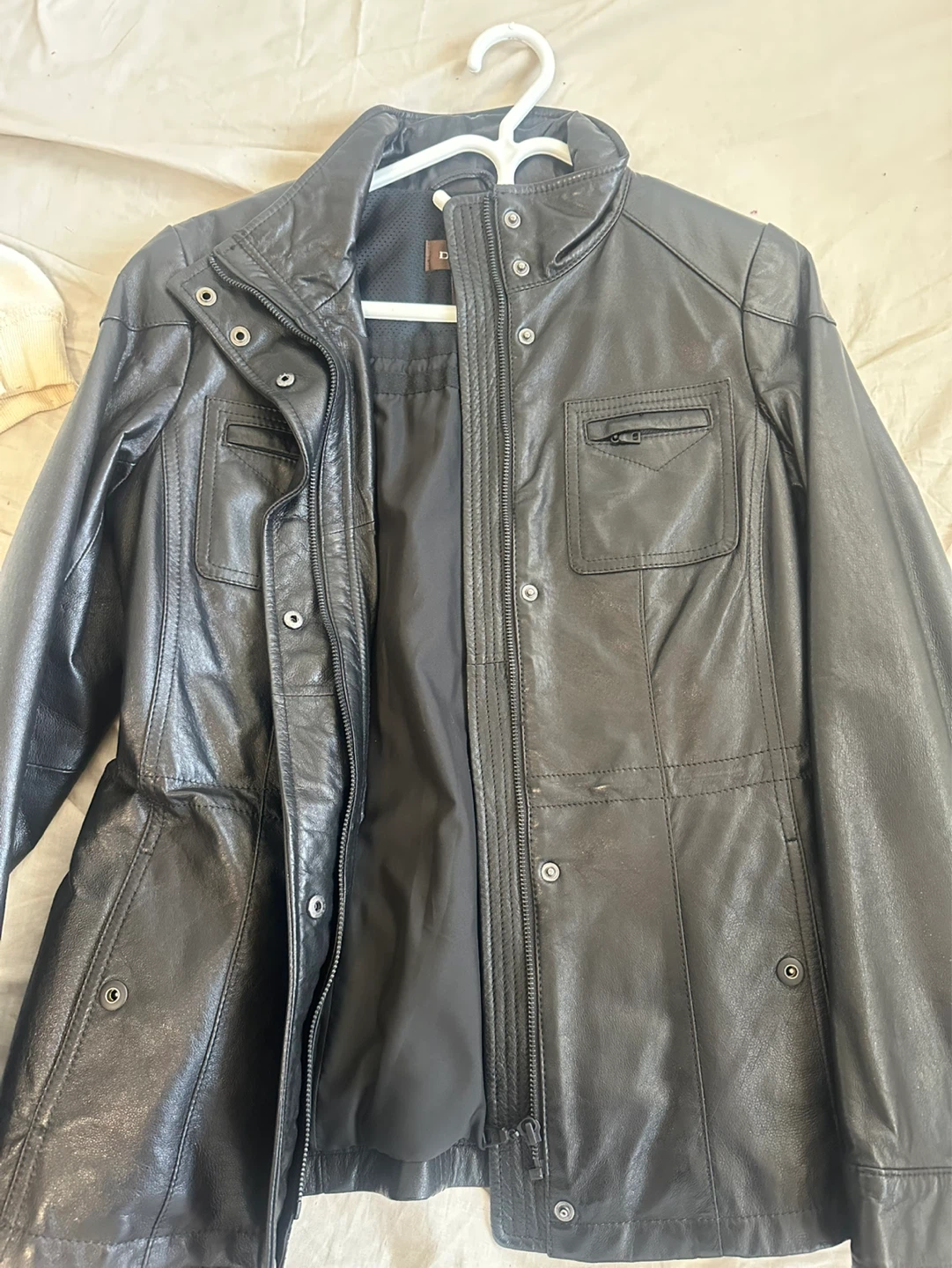 Danier Black Leather Jacket - photo 2