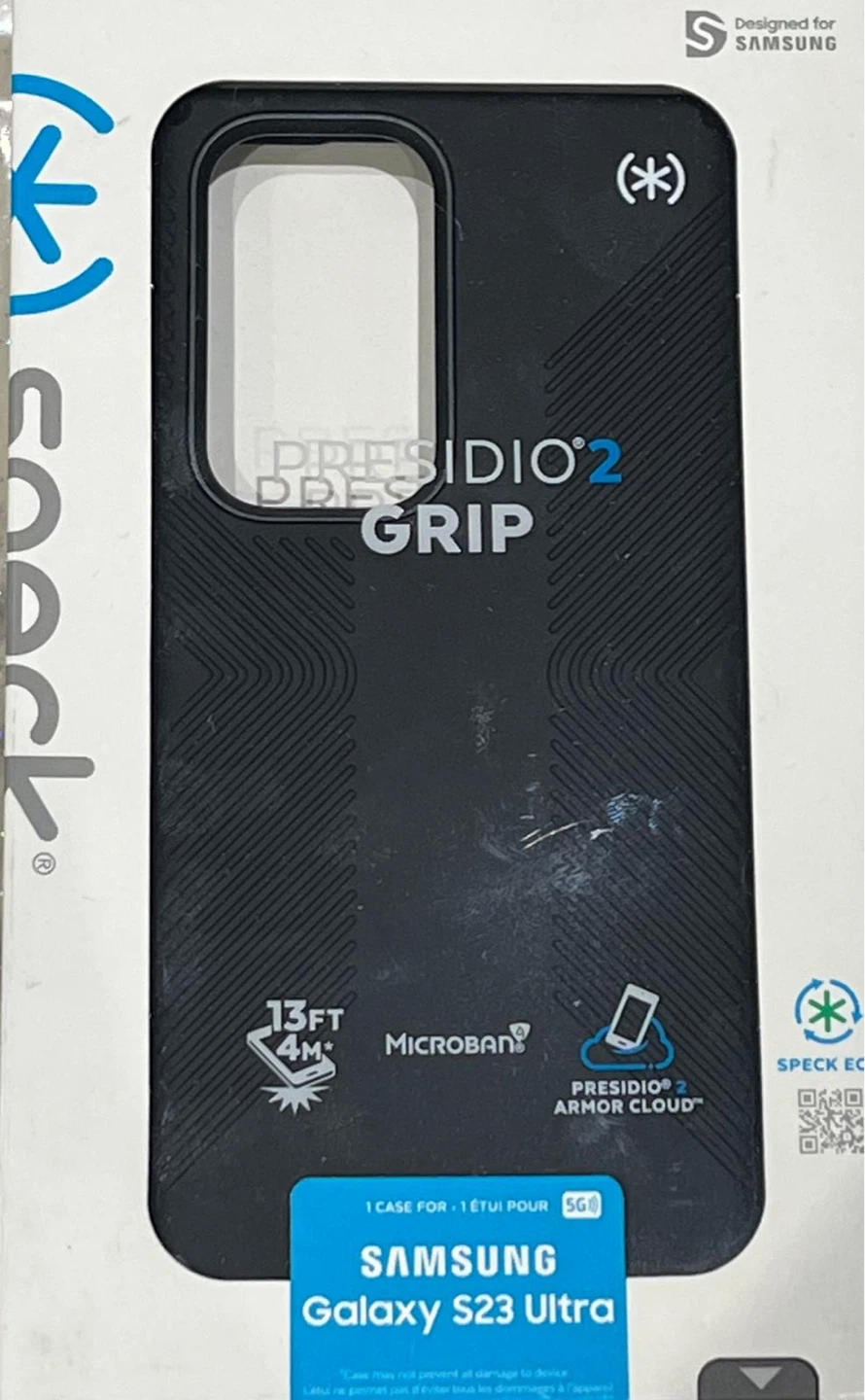 Speck Presidio2 Grip Case for Samsung Galaxy S23 Ultra