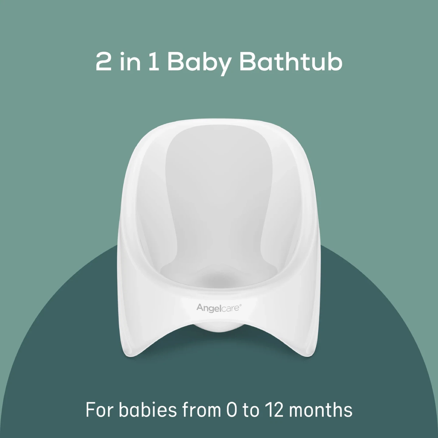 Angelcare 2 in 1 Baby Bathtub for 0-12 Months