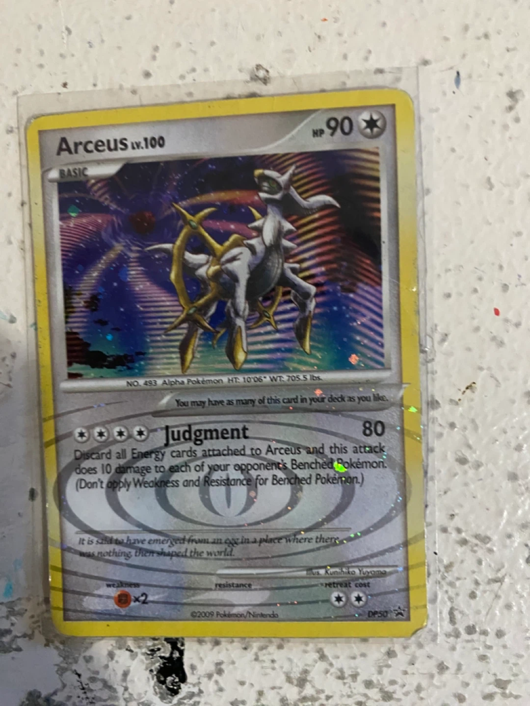 Pokemon Arceus Lv.100 Trading Card