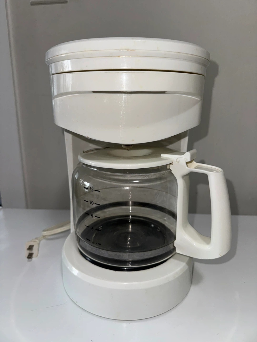 White Coffee Maker