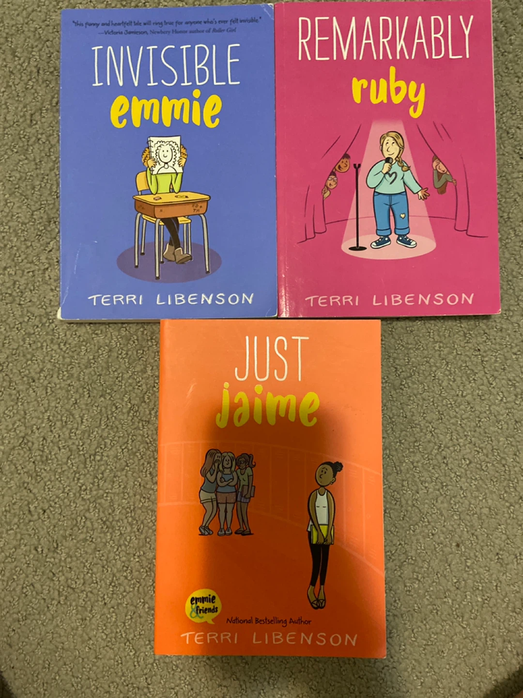 Terri Libenson Middle School Book Set