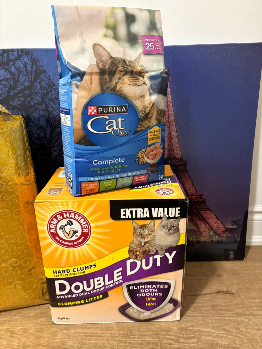 Purina Cat Chow Complete Cat Food & Arm & Hammer  Litter