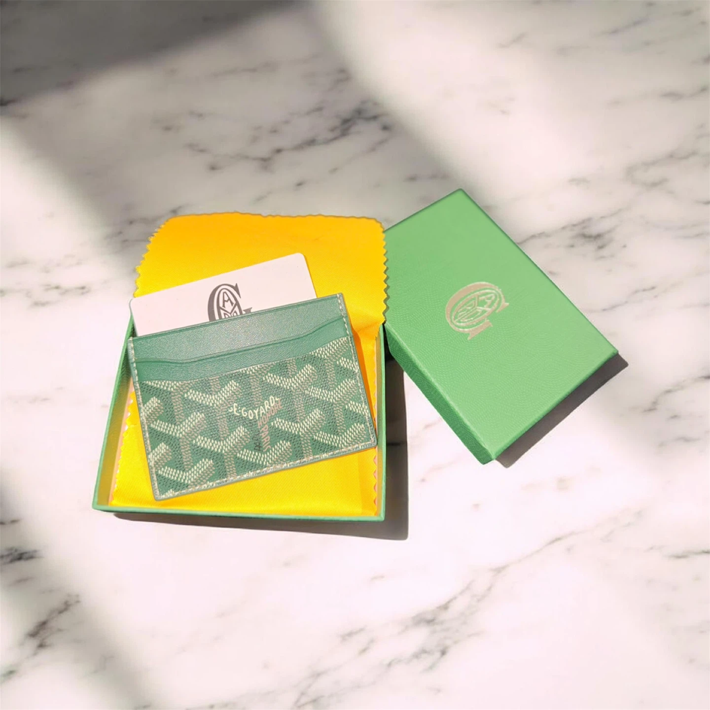 Goyard Green Cardholder