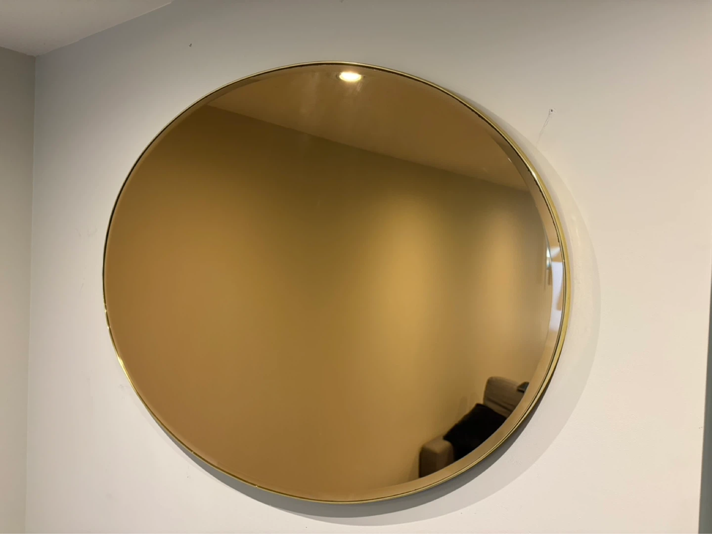 Oval Gold Mirror - photo 2
