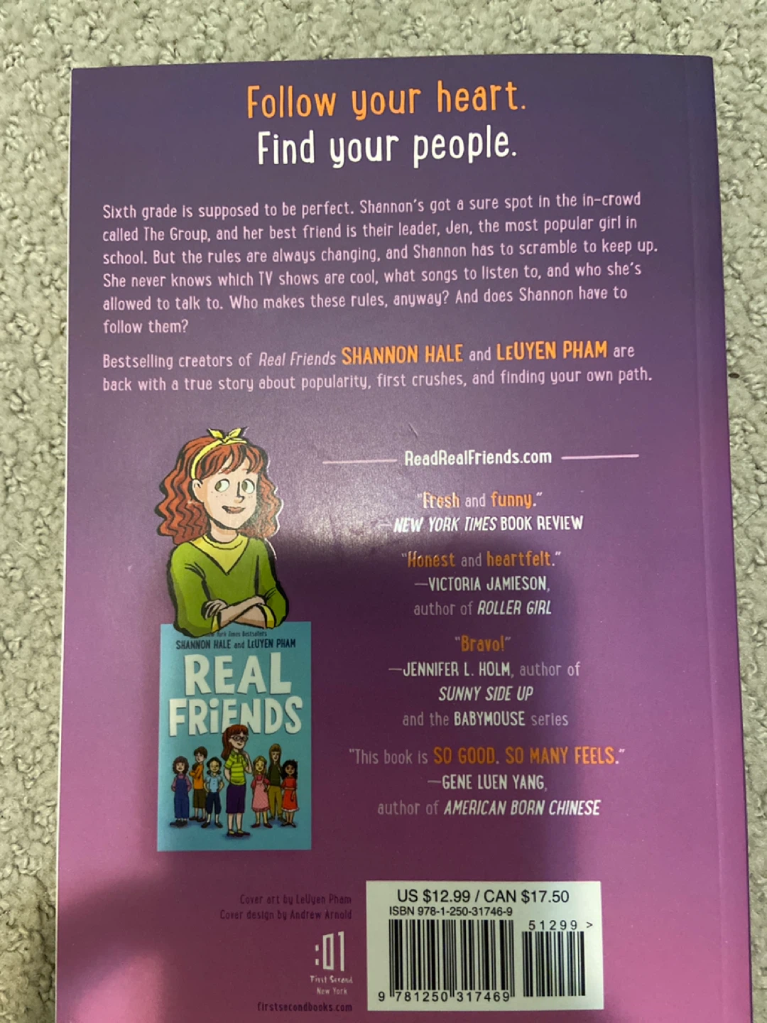 Best Friends Graphic Novel by Shannon Hale & Leyuen Pham - photo 2