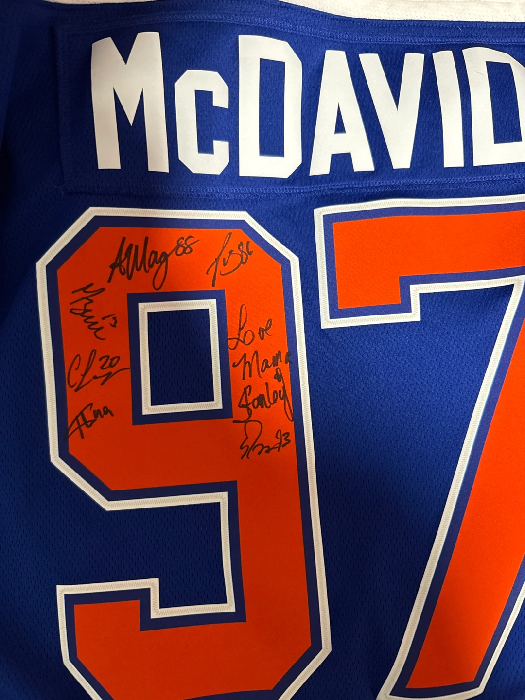Edmonton Oilers McDavid #97 Signed Jersey - photo 2