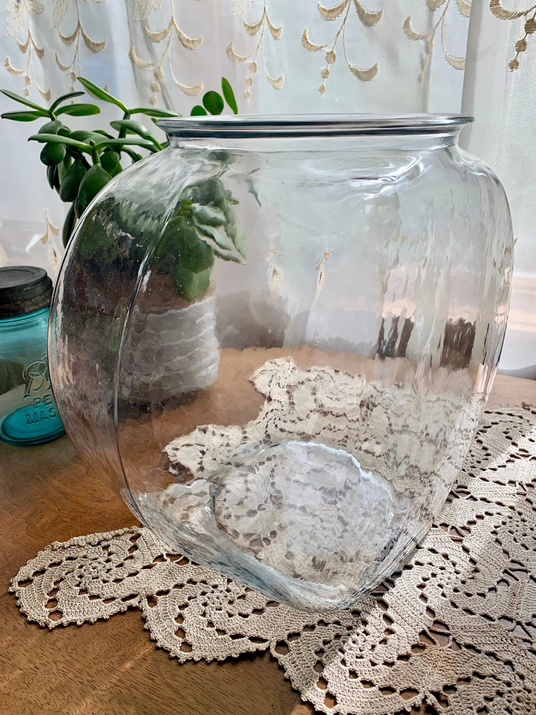 New Anchor-Hocking Glass Fish Bowl Terrarium