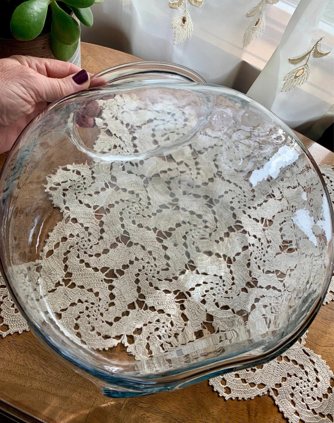 New Anchor-Hocking Glass Fish Bowl Terrarium - photo 2