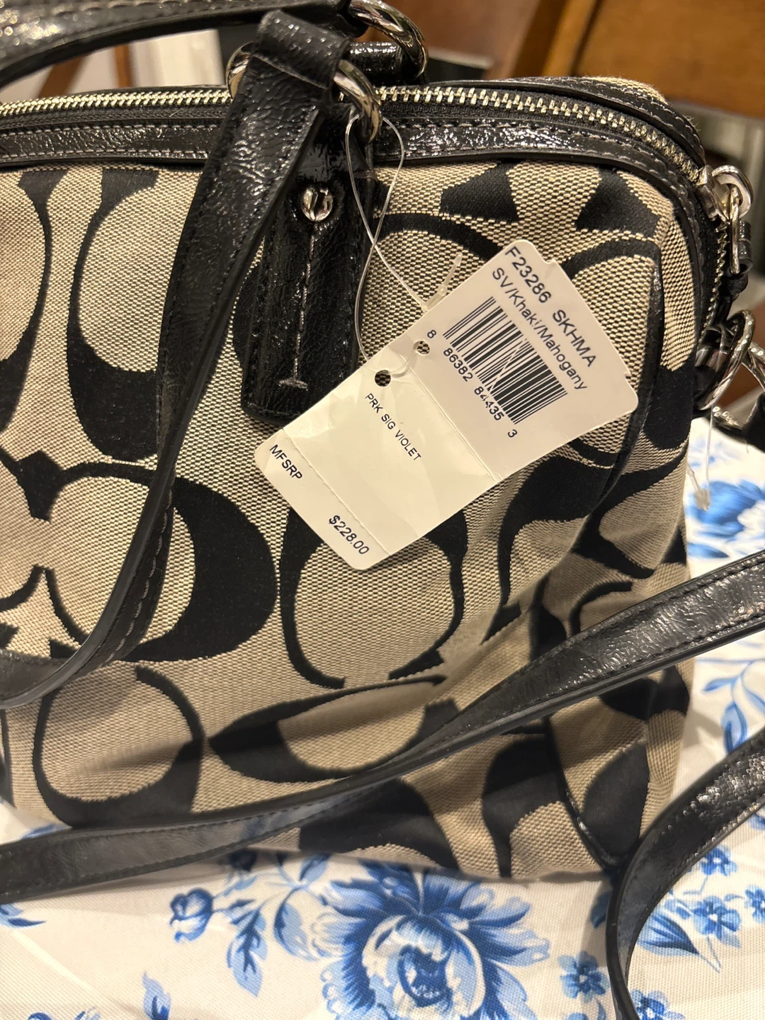 Coach Signature Canvas Satchel Bag - photo 3