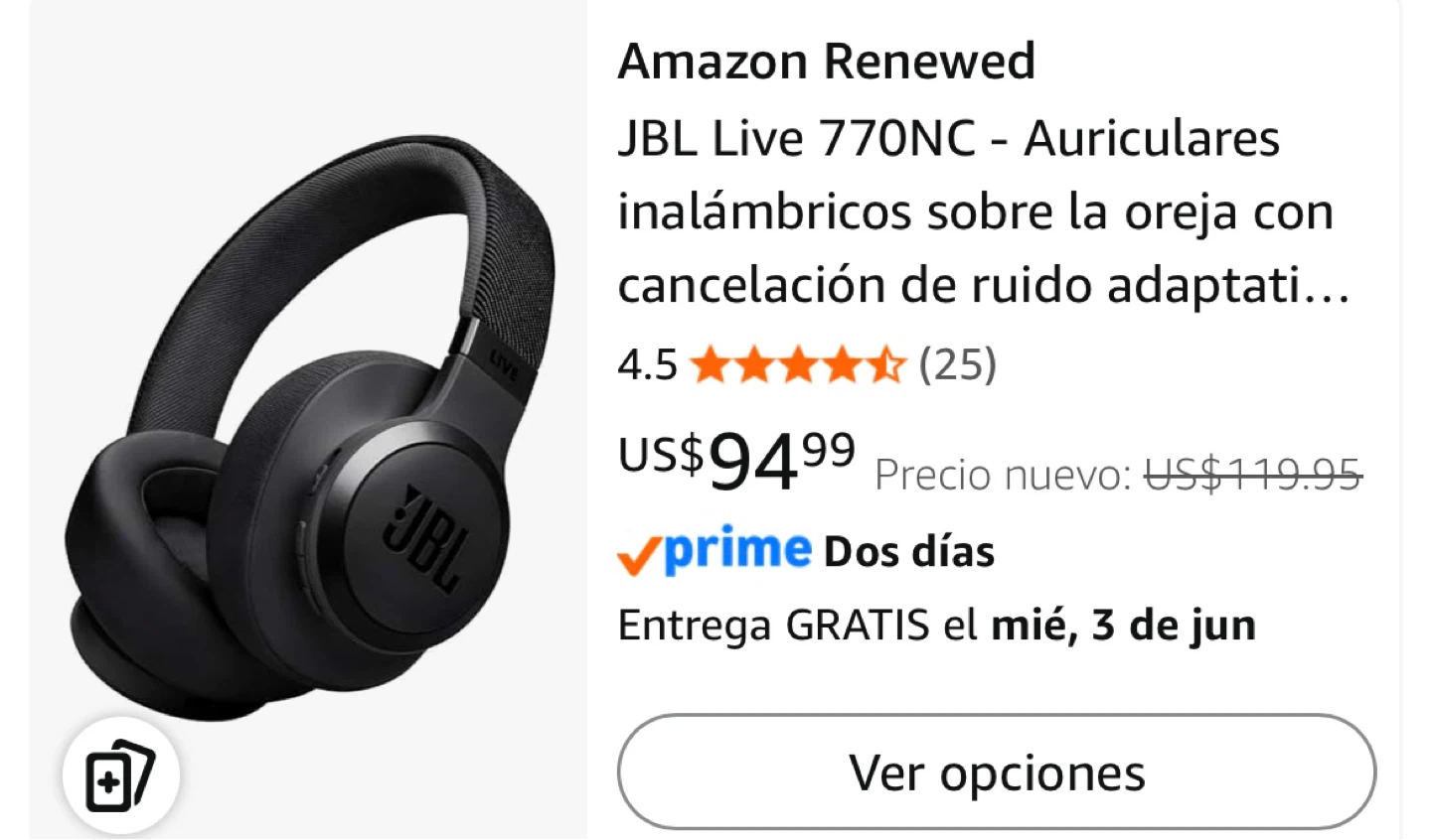 JBL Live 770NC headphones - photo 3