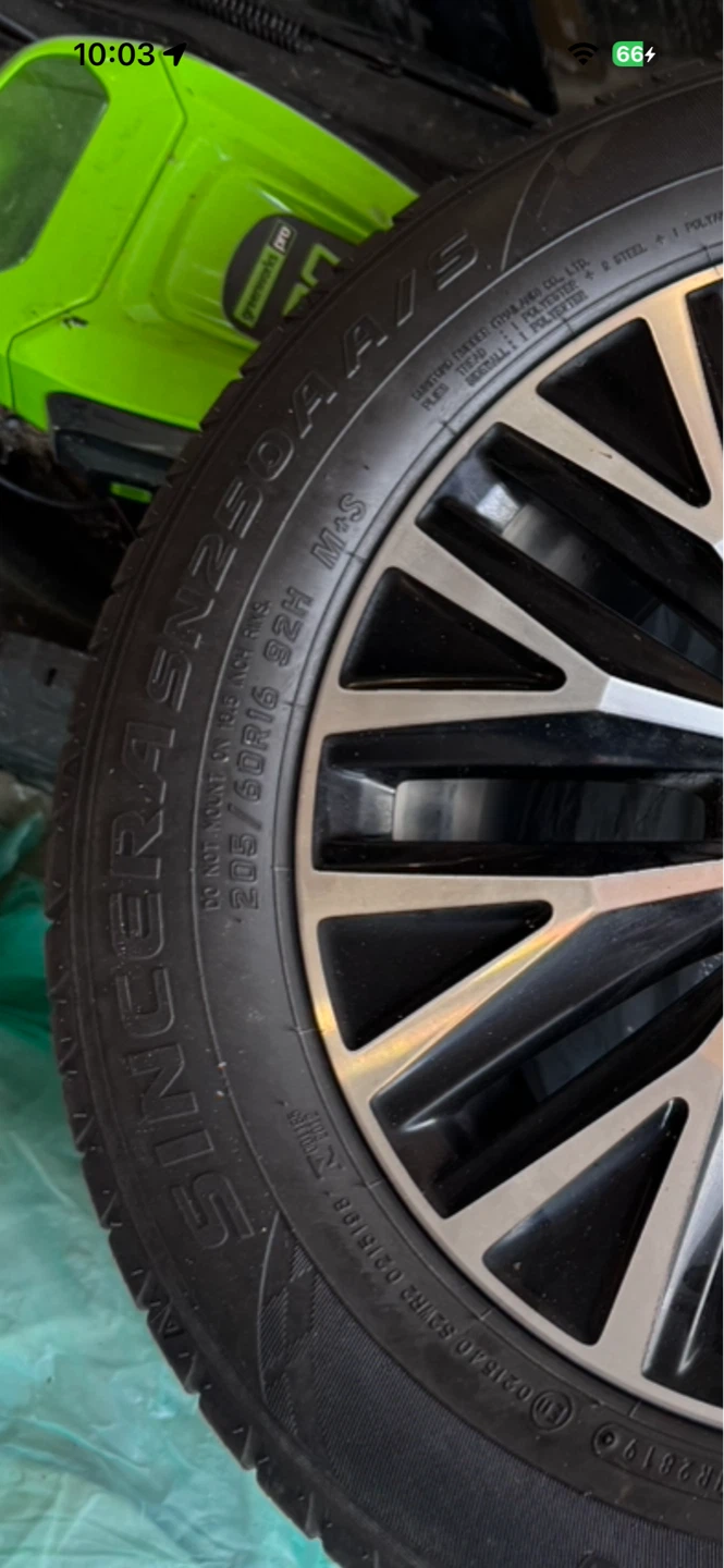 All season Tire with VW Rim