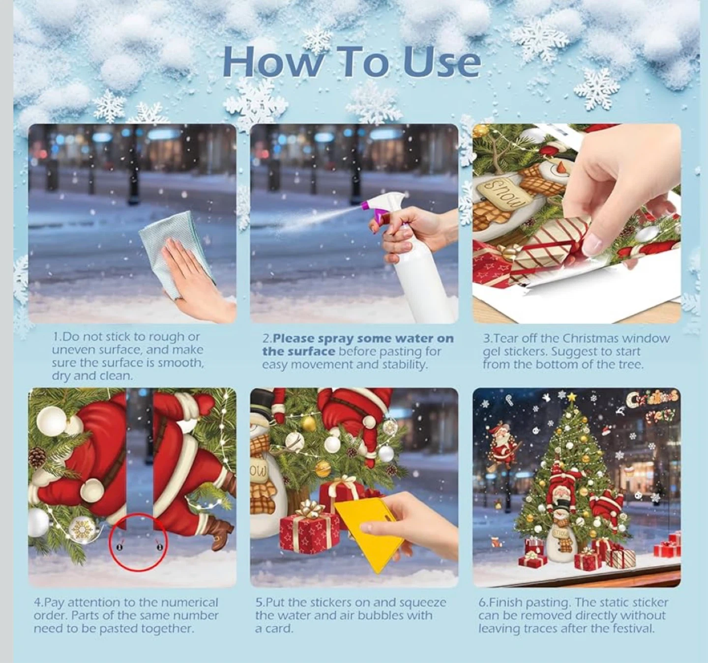 Christmas window decals, new - photo 5
