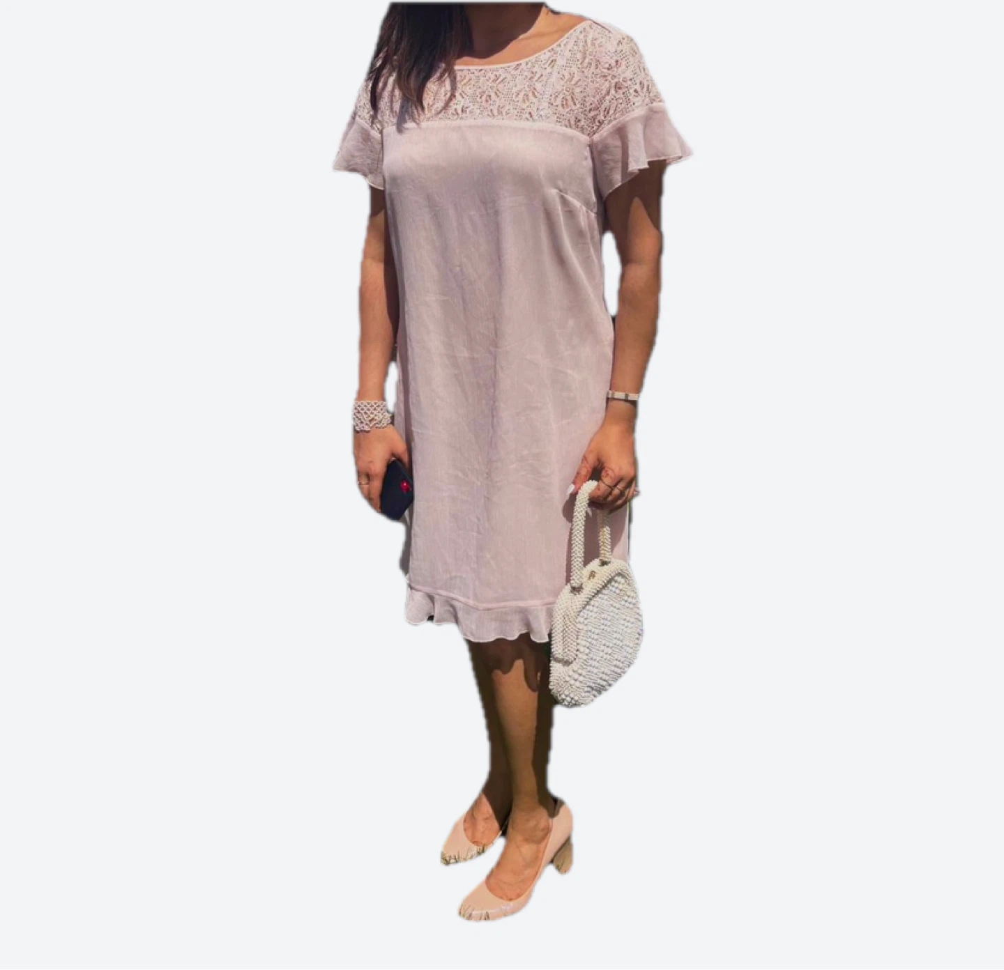 Karl Langerfeld Dress - blush pink