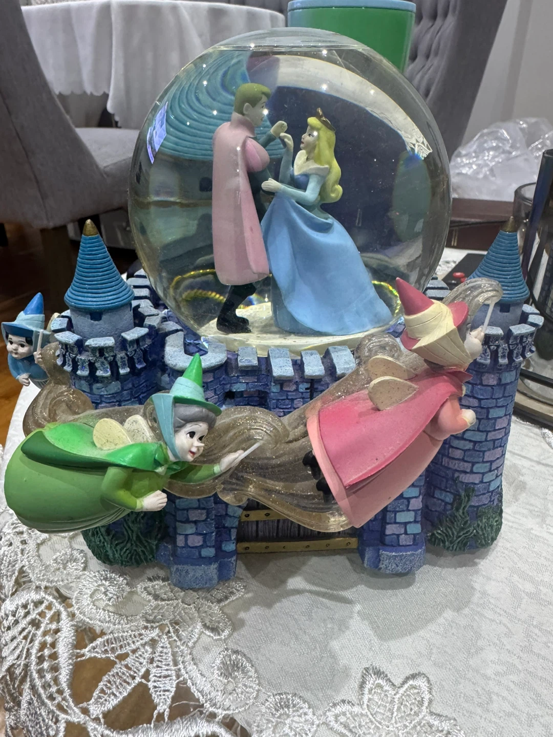 Disney Sleeping Beauty Castle Snow Globe - photo 2