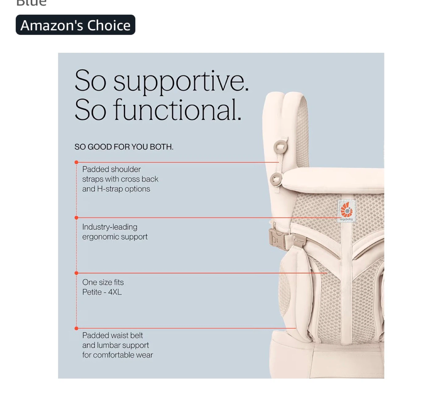New! Ergobaby Omni 360 All Carry Positions Baby Carrier - photo 4